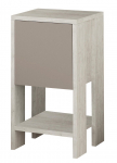 &Ouml;&ouml;kapp Kalune Design Ema 776HMS3421, valge v./hele pruun v., 55 cm x 30 cm x 30 cm