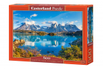 Pusle Castorland Torres Del Paine Patagonia Chile 500 el. B-53698, 33 cm x 47 cm, 500 tk, mitmev&auml;rviline