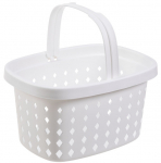 Korv, valge, 43.1 x 32.4 x 23.4 cm