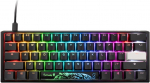 Juhtmega m&auml;nguklaviatuur Ducky One 3 Classic One 3 Classic Mini Cherry MX SILENT RGB RED, Inglise (US), must v.