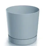 Lillepott Tubo P 378225, plastik, &Oslash; 19.9 cm, hall v.