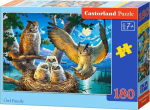 Pusle Castorland Owl Family 341392, 23 cm x 32 cm, 180 tk, mitmev&auml;rviline
