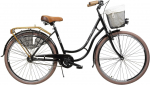 Jalgratas linna- Azimut Retro Lux, 28 ", 17'' raam, must v., korviga