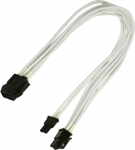 Kaabel Nanoxia 900400023 PCIe 6-pin Female, PCIe 8-pin Male, 0.3 m