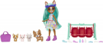 Nukk Mattel Enchantimals Enchantimals Baby Best Friends Crizia Corgi & Show HLK86, 15 cm, mitmev&auml;rviline