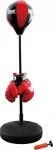 Poksikott aluse ja kinnastega Master Boxing Set, must v./punane v.
