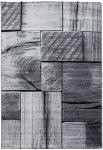 Vaip sise Ayyildiz Parma 3D, must v./hall v., 170 cm x 120 cm