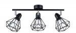 Valgusti lagi Sollux Artemis 3, E14, 3 x 40 W, must v.
