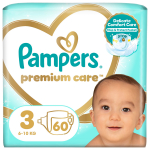 M&auml;hkmed Pampers Premium Care, 3 suurus, 6 - 10 kg, 60 tk