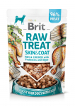 Koeramaius Brit Raw Treat Skin & Coat, kalaliha/kanaliha, 0.04 kg