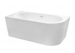 Vann, teisaldatav Besco Avita A-line, 75 cm x 150 cm x 59.5 cm, as&uuml;mmeetriline, valge