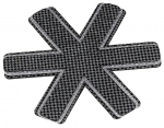 Praepanni kaitse Kela 11652, 39 cm x 39 cm, 3 tk, Hall
