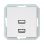 USB laadija Vilma QR1000, matt valge v.