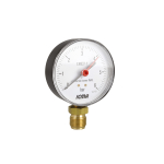 Manomeeter ICMA 91255AD06, 80 mm, 1/2 tolli - v&auml;liskeere, 6 Bar