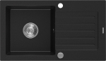 K&ouml;&ouml;givalamu Mexen Pablo, graniit, 75.2 cm x 43.6 cm x 15.1 cm, must