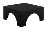Kohvilaud Kalune Design Collesium, must v., 80 cm x 80 cm x 37 cm