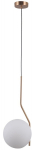 Valgusti rippuv Italux Carimi PND-3300-1-HBR, G9, 1 x 5 W, valge v., 20 x 20 cm