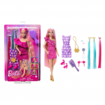 Nukk aksessuaaridega Mattel Barbie Fun & Fancy Hair JDC85, 29 cm, mitmev&auml;rviline