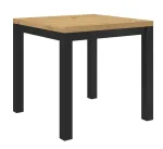Kohvilaud ADRK Olaf, pruun v./must v., 80 cm x 80 cm x 73 cm