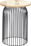 Kohvilaud Beliani Wills, pruun v./must v., 36 cm x 36 cm x 47 cm