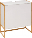 Vannitoakapp 5five Natureo, valge v./pruun v., 33 cm x 70 cm x 80 cm