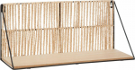 Seinariiul Atmosphera Cosy, must v./pruunikas v., 21 cm x 12 cm x 48 cm