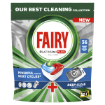 N&otilde;udepesumasina kapslid Fairy Platinum Plus Deep Clean, 36 tk