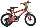 Laste jalgratas, laste Dino Bikes Cars BOTTARI.414U-CR, must v./punane v., 14"