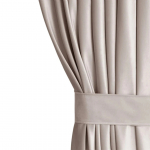 &Ouml;&ouml;kardin Restilo Velvet, helebeež, 140 cm x 270 cm