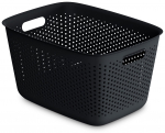 Hoiukorv, esemete hoidmiseks Orplast OpenStore, must v., 39 x 29 x 22 cm