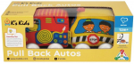 Autode komplektid K's Kids Pull Back, punane v./kollane v.