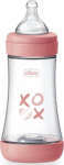 Lutipudel Chicco Perfect 5, 240 ml, 2 kuud, roosa