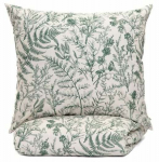 Voodipesukomplekt Homla Liliane Essentials 741425, valge v./roheline v., 70 x 80 cm, 200 x 220 cm