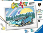 Maalimine numbrite j&auml;rgi Ravensburger CreArt Lamborghini, mitmev&auml;rviline