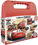 Pusle 4in1 Educa Cars, 16 cm x 16 cm, 73 tk, mitmev&auml;rviline