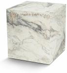 Kohvilaud Nordure, valge v./hall v., 45 cm x 45 cm x 50 cm
