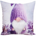 J&otilde;ulu dekoratiivne padjakate JCLC-03, valge/violetne, 40 cm x 40 cm