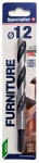 Puidu puur Specialist+ Furniture, puit/laminaat, hss, sirge, 12 mm x 15.1 cm