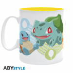 Tass ABYstyle POKEMON - Mug (460 ml) Pikachu, Bulbasaur, Charmander & Squirtle, mitmev&auml;rviline, 460 ml