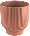 Lillepott Terra, keraamiline, 13 cm x 13 cm, &Oslash; 13 cm, pruun v.