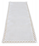 Piklik laudlina ristk&uuml;likukujuline OHJ08-1, valge, 35 x 170 cm
