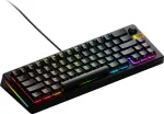 Juhtmega m&auml;nguklaviatuur Glorious GMMK 3 HE 65 % GLO-KB-GMMK3-65-PB-HE-W-BLK-US Glorious Fox Linear, Inglise (US), must v.