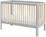 Lastevoodi Pinio Pure, hall v., 60 x 120 cm, ilma voodipesukastita, ilma madratsita