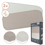 Voodilina Lionelo Bamboo, valge v./beež v.