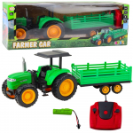 Rc-traktor Lean Toys Farmer Car, roheline