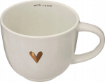 Tass Secret de Gourmet Floral, kuldne v./valge v., 0.480 l