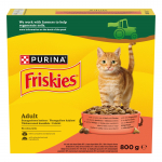 Kuiv kassitoit Friskies, veiseliha/kanaliha/k&ouml;&ouml;giviljad, 0.8 kg