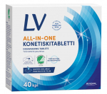 N&otilde;udepesumasina tabletid LV All-In-One, 40 tk