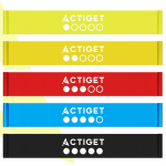 Vastupidavuslintide komplekt Actiget ACT0106, 19 cm x 13 cm, mitmev&auml;rviline