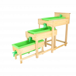 Laste m&auml;ngulaud 4IQ Splashes, pruun v./roheline v.